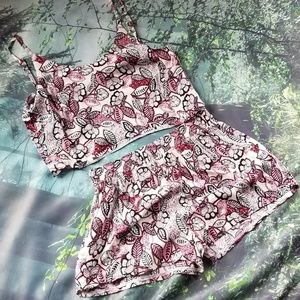 JCL Crop Top Short Set